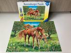 Puzzel paard met veulen - 100 stukjes - Ravensburger +6, 6 jaar of ouder, Meer dan 50 stukjes, Ophalen of Verzenden, Zo goed als nieuw