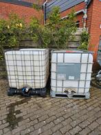 2 x baril de pluie IBC, Jardin & Terrasse, Synthétique, Utilisé, Enlèvement ou Envoi