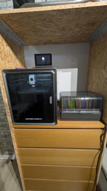 Anycubic cobra s1 combo+ 12 rollen filament beschikbaar voor biedingen