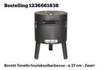 Boretti - Tonello houtskoolbarbecue met beschermhoes Boretti, Jardin & Terrasse, Avec accessoires, Boretti, Utilisé, Enlèvement ou Envoi