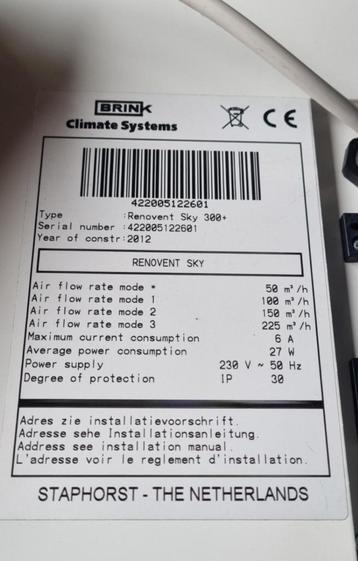 Ventilatie beschikbaar voor biedingen