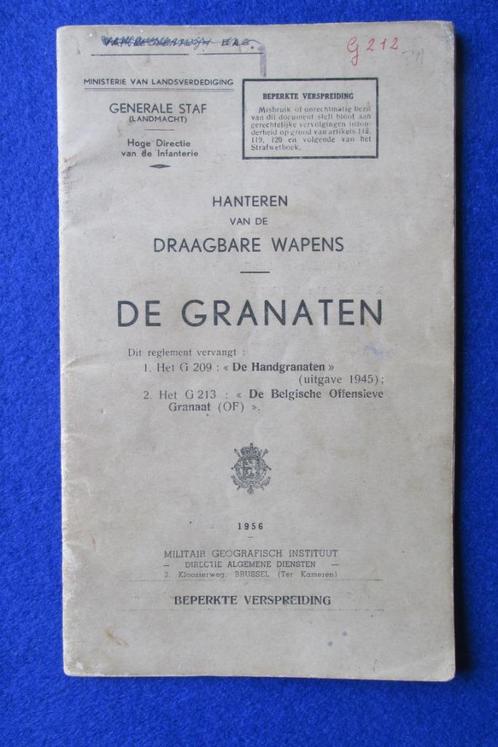 Manuel de l'utilisateur « Manipulation des armes portables », Collections, Objets militaires | Général, Enlèvement ou Envoi