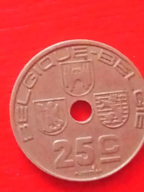 Pieces de monnaie: 25 cents Leopold III -1938-1939 + 1 rare, Timbres & Monnaies, Monnaies | Belgique, Monnaie en vrac, Autre, Enlèvement