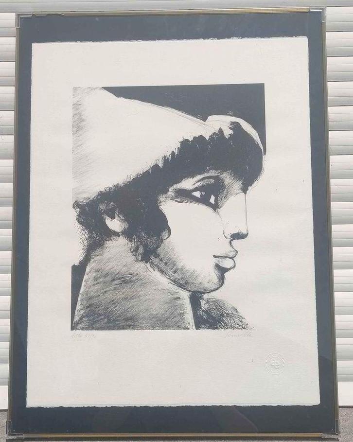 Lithographie signe Roger somville, Antiek en Kunst, Kunst | Litho's en Zeefdrukken, Ophalen of Verzenden