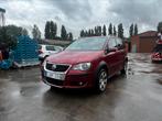 WV TURAN CROSS 1.4BENZINE.2008 LEDER OPEN DAK PERFECTE STAAT, Auto's, Voorwielaandrijving, Monovolume, Bruin, Leder