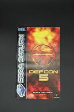 Defcon 5 handleiding - Sega Saturn, Gebruikt, Ophalen of Verzenden