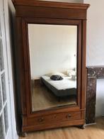 Armoire en bois avec miroir, 1 of 2 laden, 100 tot 150 cm, Gebruikt, 50 tot 75 cm