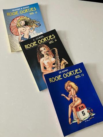 Rooie oortjes (11 strips = € 20) beschikbaar voor biedingen