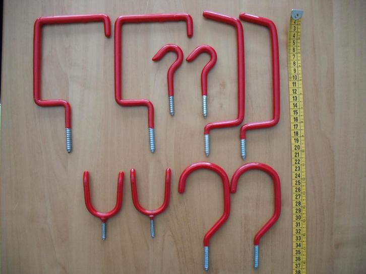 Lot / partij stevige bevestigingshaken ( NIEUW ), Doe-het-zelf en Bouw, IJzerwaren en Bevestigingsmiddelen, Nieuw, Pluggen, Ophalen of Verzenden