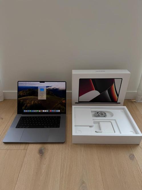 MacBook Pro (16-inch, M1 Pro, 2021), Computers en Software, Apple Macbooks, Zo goed als nieuw, MacBook Pro, 16 inch, Onbekend