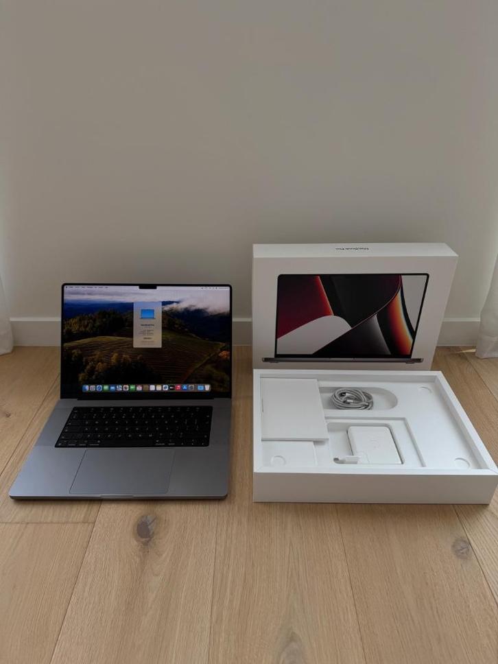 MacBook Pro (16-inch, M1 Pro, 2021), Computers en Software, Apple Macbooks, Zo goed als nieuw, MacBook Pro, 16 inch, Onbekend