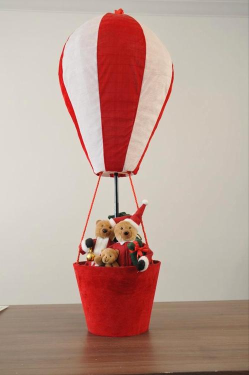 Kerst heteluchtballonornament, Huis en Inrichting, Woonaccessoires | Vazen, Zo goed als nieuw, Ophalen
