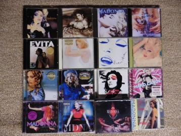 Madonna cd pakket (14 cd's + 3 Bonuscd's) beschikbaar voor biedingen
