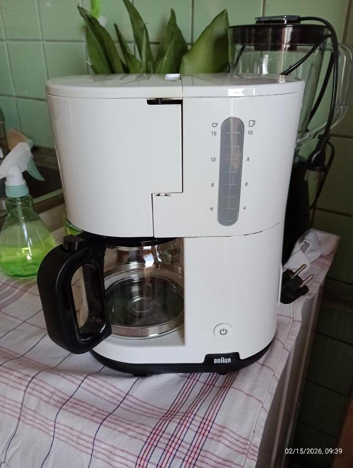Ancien percolateur braun, Electroménager, Cafetières, Utilisé, Café moulu, Cafetière, 4 à 10 tasses, Enlèvement ou Envoi