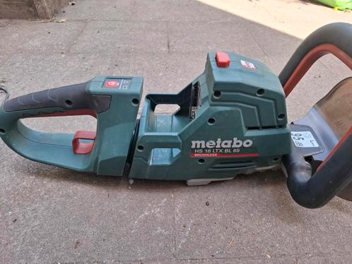 Metabo haagschaar heggenschaar accu en lader HS 18 LTX 65 cm, Tuin en Terras, Heggenscharen, Zo goed als nieuw, Accu, Ophalen
