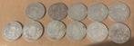 11x 5FR Leopold (1867-1876) zilver, Enlèvement ou Envoi