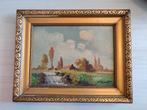 Landschap schilderij M.Wynant olie op doek 51 x 41 cm, Ophalen