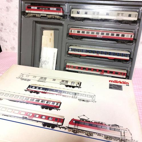 2859 MARKLIN HO - DEMONSTRATIETREIN SET/COFFRET TRAINSET OVP, Hobby en Vrije tijd, Modeltreinen | H0, Zo goed als nieuw, Treinset