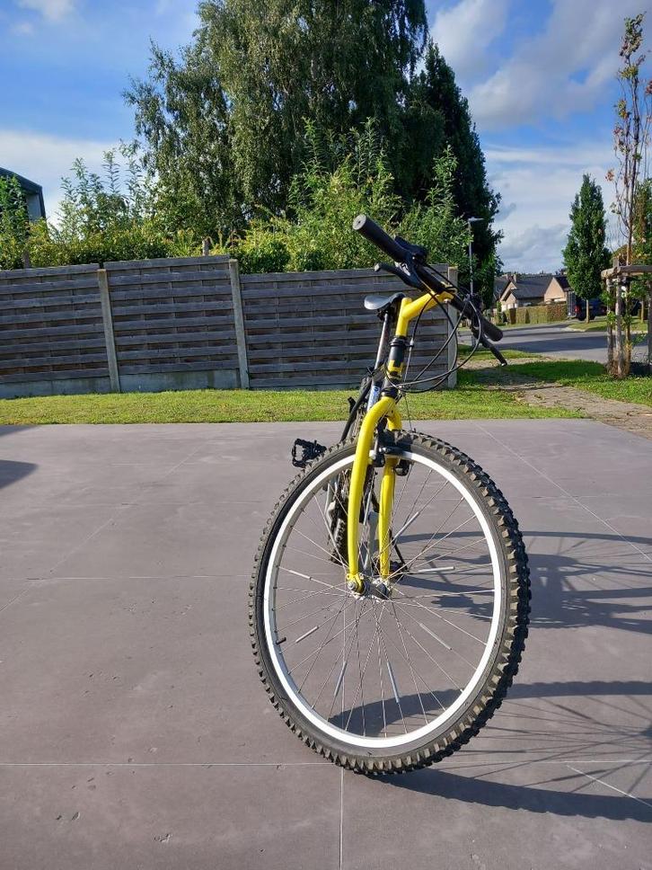 Mountainbike zwart-geel, Fietsen en Brommers, Fietsen | Mountainbikes en ATB, Gebruikt, Overige merken, Ophalen