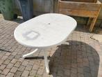 Tuintafel, Ophalen, Gebruikt, Ovaal, Kunststof
