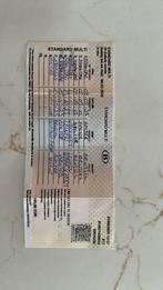 Standard multi treinpas, Tickets & Billets, Transports en commun, Deux personnes, Train, Billet normal