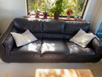 Bruin lederen Natuzzi bankstel, Huis en Inrichting, Ophalen, Gebruikt, Leer
