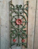 Antiek gietijzer rooster ornament raam voordeur beveiliging, Comme neuf, Porte extérieure, 200 à 215 cm, 100 à 120 cm