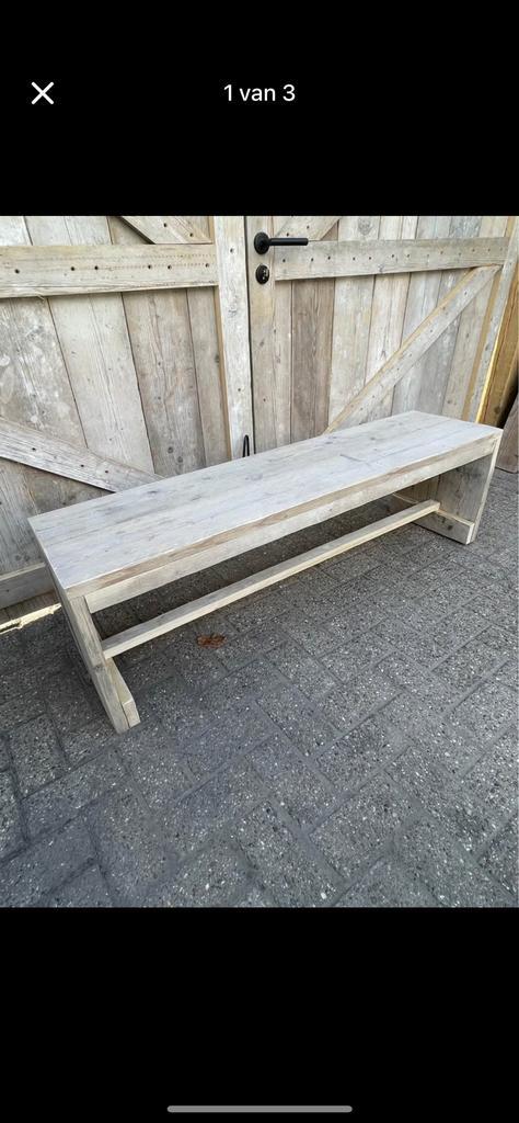 Tuinbank, steigerhout ,, Tuin en Terras, Tuinbanken, Zo goed als nieuw, Hout, Ophalen