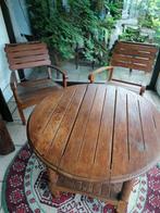 Antieke vol eiken lounge set, Ophalen