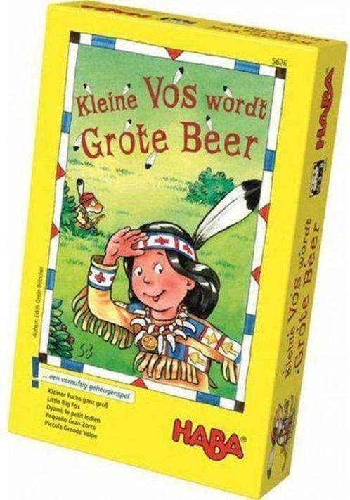 Haba - Kleine Vos wordt Grote Beer, Hobby en Vrije tijd, Gezelschapsspellen | Bordspellen, Gebruikt, Ophalen of Verzenden