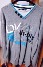 bloes grijs V-kraag + T-shirt hals -Techmix m158-164 =NIEUW, Nieuw, Jongen, Trui of Vest, Ophalen of Verzenden