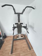 Tunturi Pure Verstelbare Power Tower
+ Hulp elastiek, Sport en Fitness, Ophalen, Benen, Gebruikt, Krachtstation