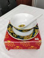 BOL+ASSIETTE+CUILLÈRE CHINOISE NEUF, Huis en Inrichting, Keuken | Servies, Ophalen, Nieuw