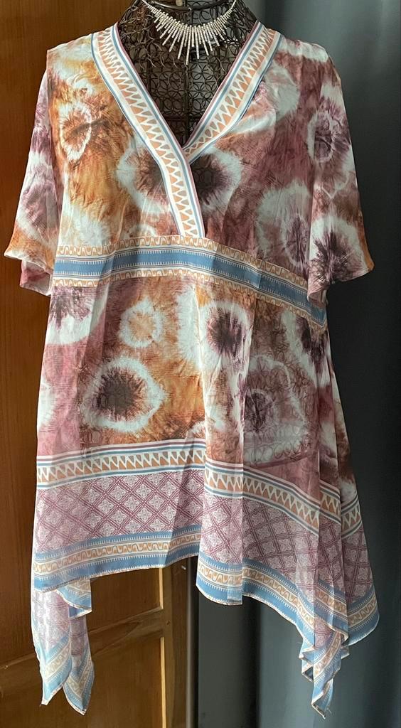 Caroline Biss 38 NIEUW  Frivole zomerbloes, Kleding | Dames, Blouses en Tunieken, Nieuw, Maat 38/40 (M), Overige kleuren, Ophalen of Verzenden