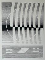 Michel SEUPHOR - Geometrie - Orig. lithografie - 75 x 55 cm, Antiek en Kunst, Ophalen of Verzenden