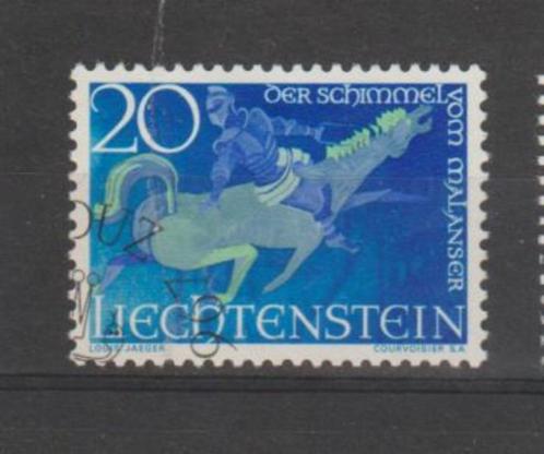 Liechtenstein 1967 Le cheval blanc de Malauser 20R, Timbres & Monnaies, Timbres | Europe | Autre, Affranchi, Autres pays, Envoi