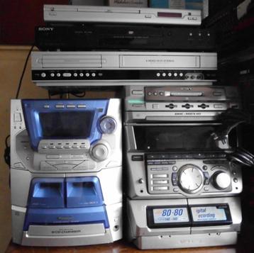 Receivers te koop en cd=dvd beschikbaar voor biedingen