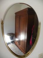 Vintage ovale spiegel, Minder dan 100 cm, Minder dan 50 cm, Ophalen, Ovaal