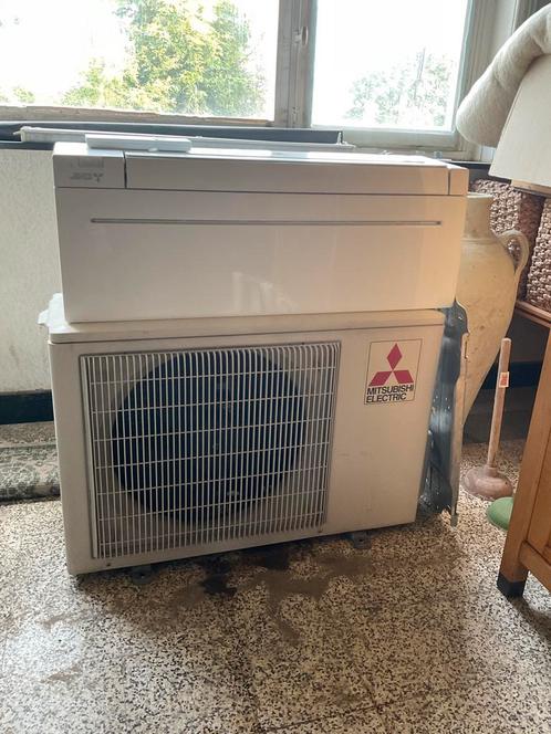 Mitsubishi split airco/verwarming  5 kW, Elektronische apparatuur, Airco's, Zo goed als nieuw, Koelen en Ontvochtigen, Verwarmen