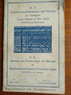 Ateliers de construction N.V. van Mortsel et ancienne Firma, Livres, Art & Culture | Architecture, Enlèvement ou Envoi