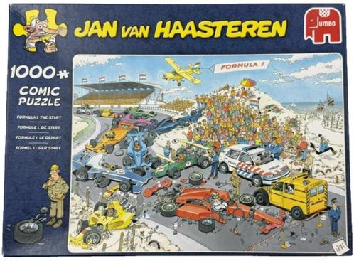 Jan van Haasteren Puzzel 1000 st formule 1 De Start compleet, Hobby en Vrije tijd, Denksport en Puzzels, Zo goed als nieuw, Verzenden