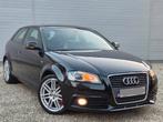 A Vendre Audi A3 2.0Tdi Full S-Line avec CT-Okk, Autos, Cuir, Euro 5, Noir, Particulier