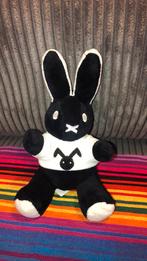 Playboy zwart en wit pluche konijn 18cm, Zo goed als nieuw, Konijn