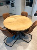 Ronde tafel + 6 stoelen, Huis en Inrichting, Ophalen