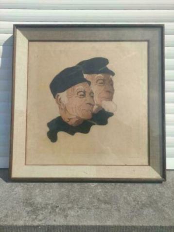 gravure personnage signe michel goeye beschikbaar voor biedingen