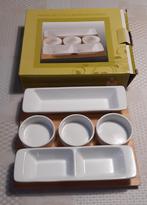 Apero set / aperitief schaal 5 delig (nieuw), Huis en Inrichting, Ophalen, Nieuw, Schaal of Schalen, Effen