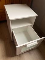 Wit nachtkastje, Huis en Inrichting, Ophalen, Zo goed als nieuw
