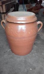 Aardewerk smoutpot met deksel ., 40 à 70 cm, 25 à 40 cm, Enlèvement, Utilisé