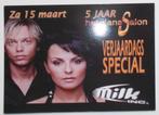 Kaart Milk Inc Verjaardag Special 5 jaar dans Salon, Collections, Photos & Gravures, Enlèvement ou Envoi, 1980 à nos jours, Comme neuf