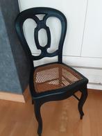 Decoratieve  stoel zwart rieten zitting !, Ophalen